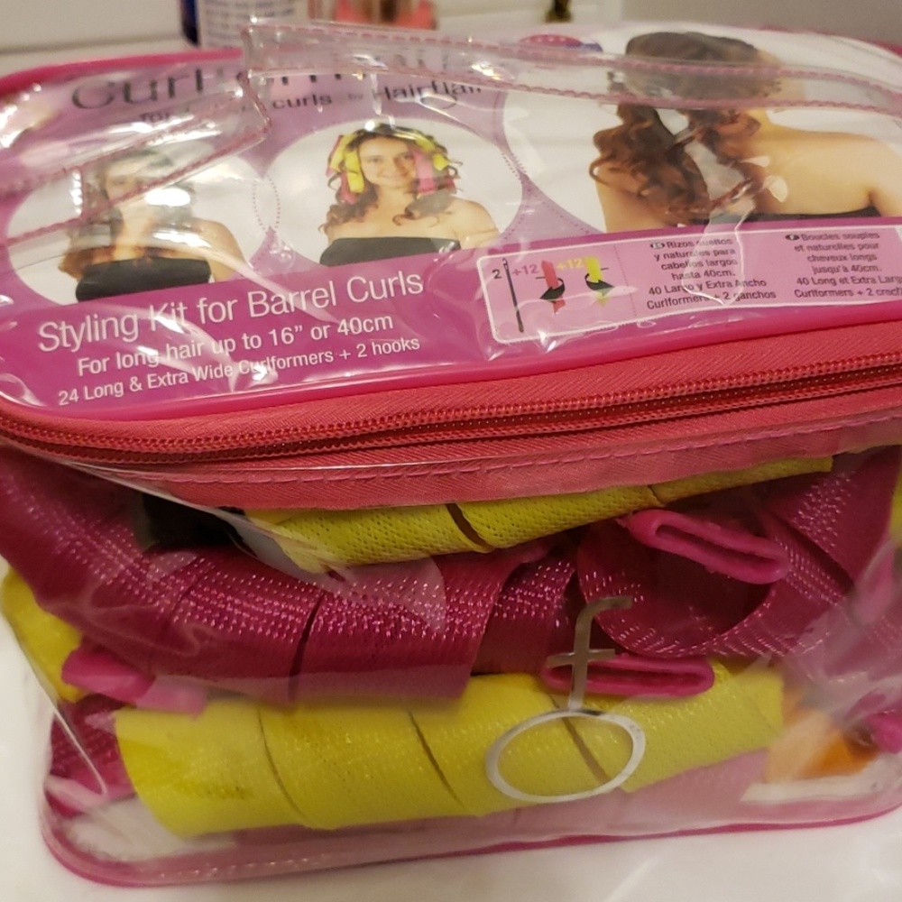 Curl formers styling kit for barrel curls